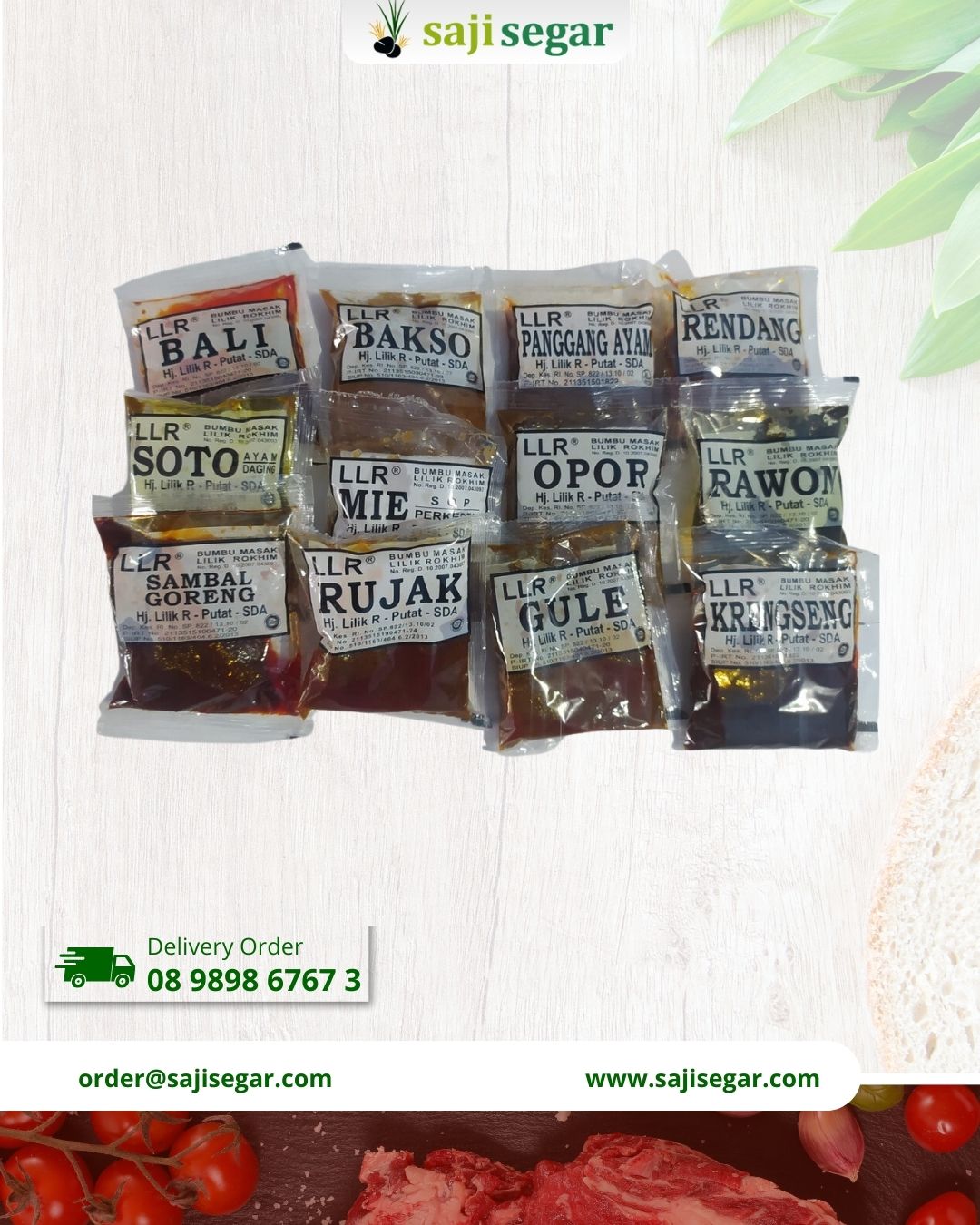 Aneka Bumbu Masakan (Rawon, Kari, Soto, Bali, dan Gule) - Rawon